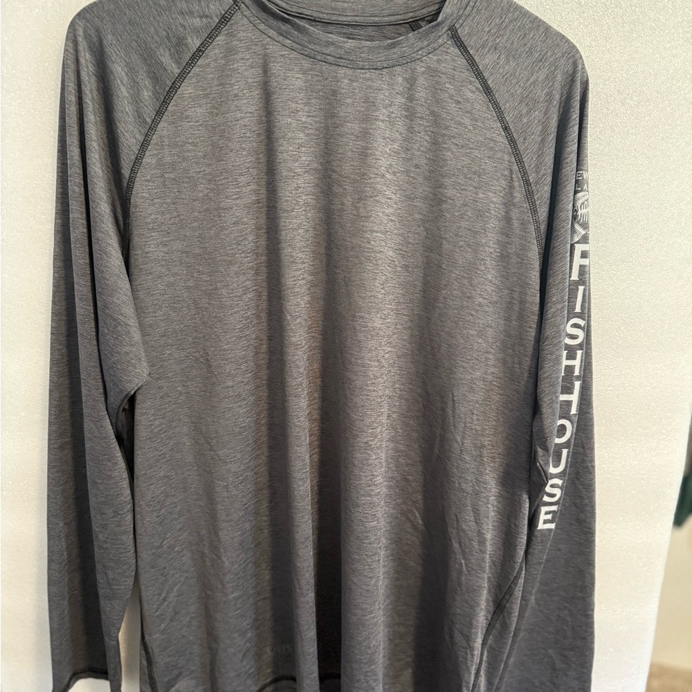 Fish House graphic Gray Men's performance Shirt